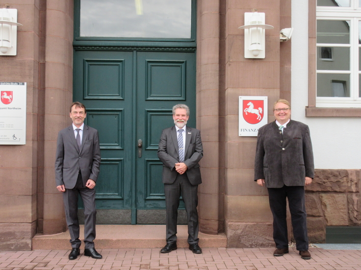 Herr Heinisch, Herr Meyer und Herr Hoedtke von Werder (v.l.n.r. )