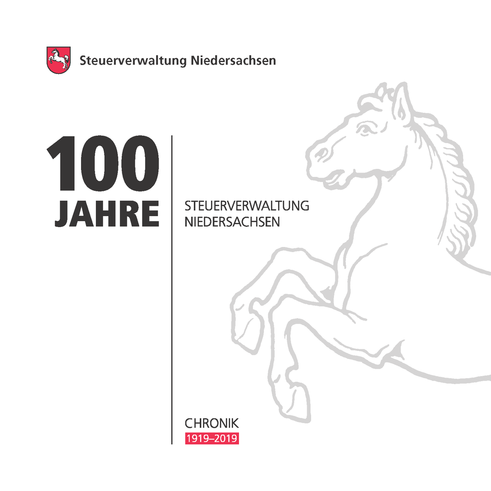 Chronik 100 Jahre Steuerverwaltung - Erzbergersche Reform